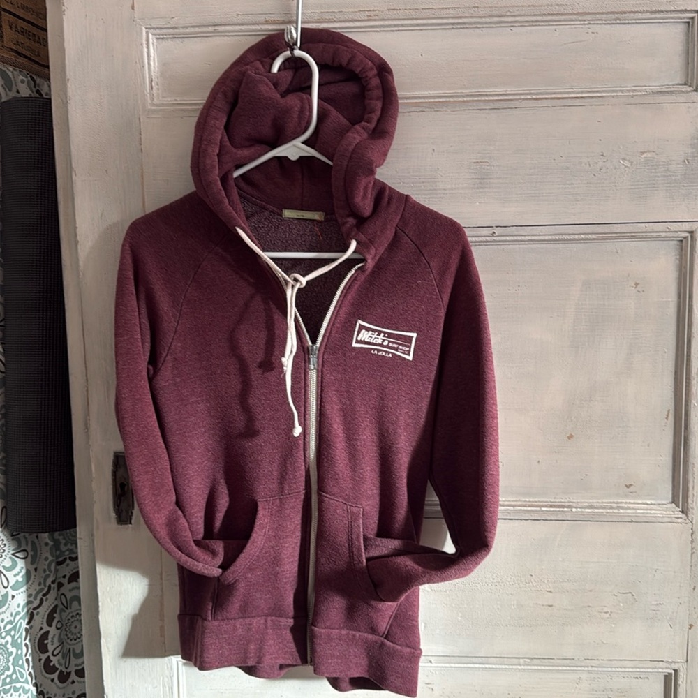 Mitchell surf shop classic women’s zip up hoodie size small